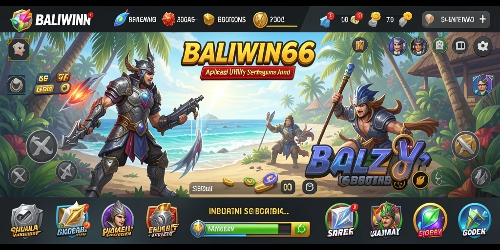 Tampilan utama aplikasi BALIWIN66 yang intuitif dan menarik.