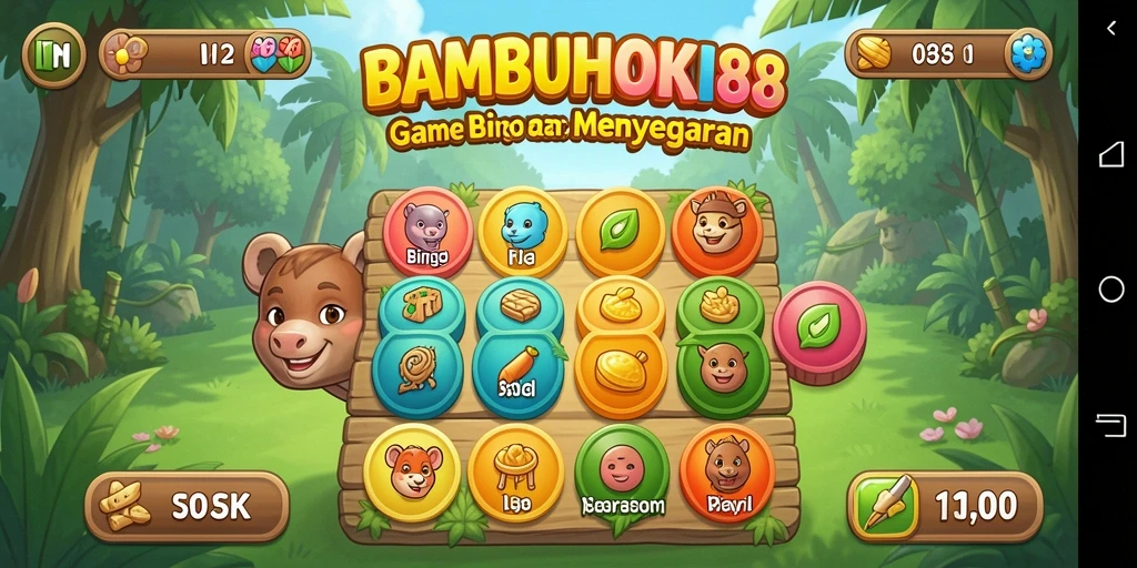 Screenshot BAMBUHOKI88 menampilkan momen seru dalam permainan Bingo.