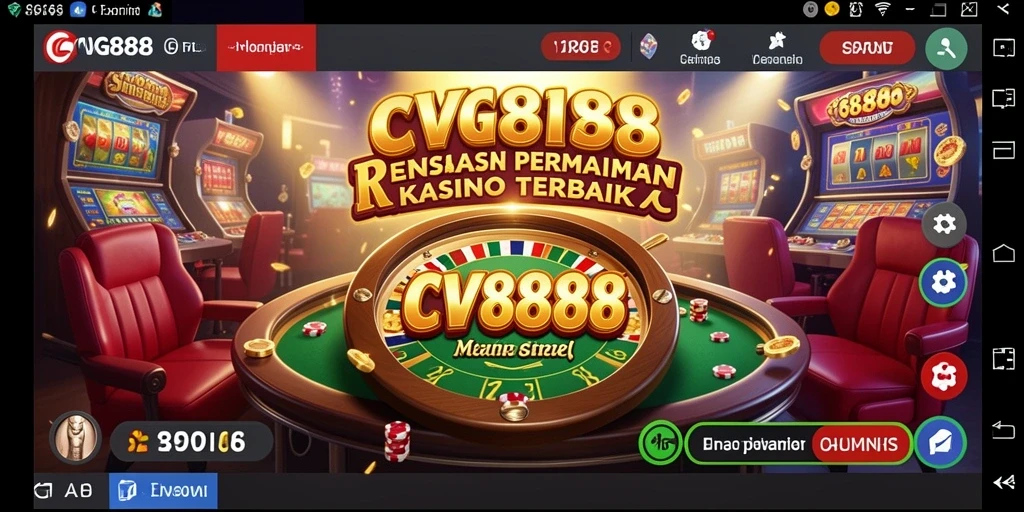 Tampilan gameplay yang menarik dan mendebarkan di CVG8888.