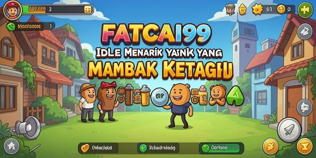 Tangkapan layar menunjukkan gameplay seru FATCAI99 dengan fitur Idle.