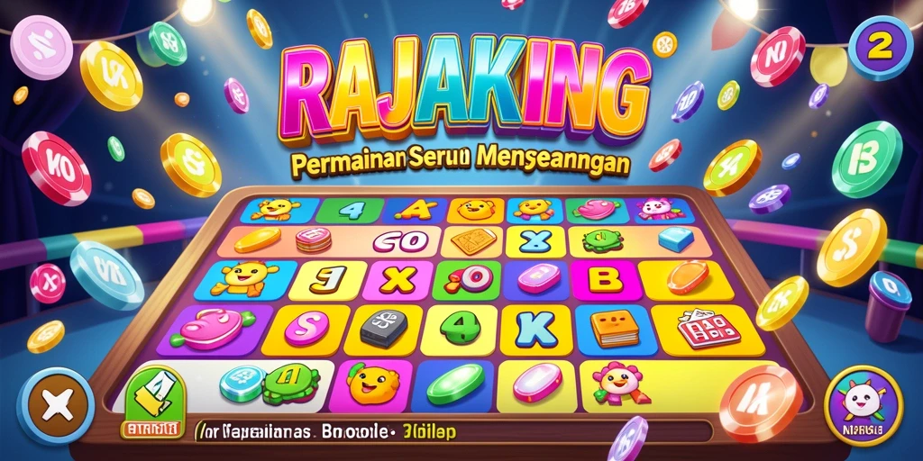 Tampilan menarik dari gameplay Bingo di RAJAKING.