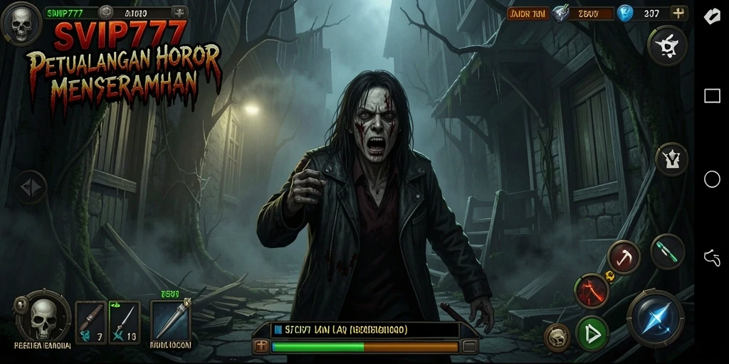 Gameplay menegangkan di dunia horror yang menakutkan.